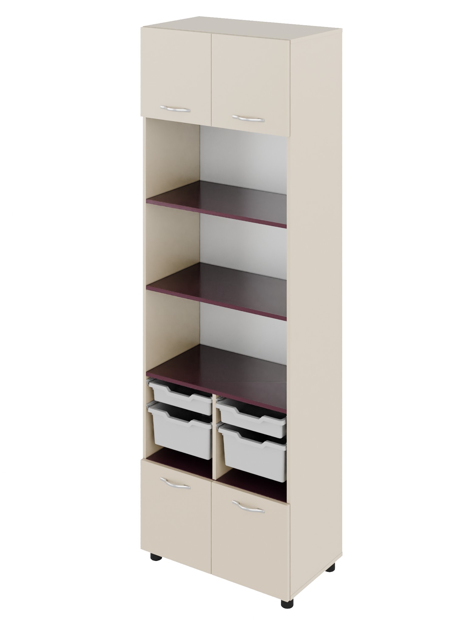 Шафа багатофункціональна з лотками Standard (7899) 698х416х2224 мм МЕБЛІ ТЕХНОСТИЛЬ